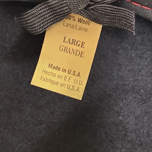 London Assoc Black Wool Newsboy Cap - Picture 8 of 8